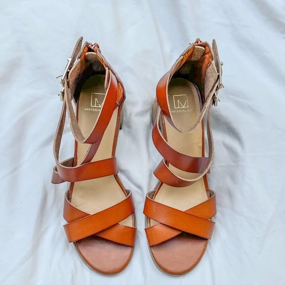 Material Girl Blocked Sandals from Macy’s - Picture 4 of 4